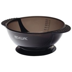 DEWAL Чаша для краски с прорезиненной вставкой T-18 300 мл черный