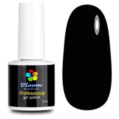 Гель-лак для ногтей Bloom Базовая палитра (классические), 8 мл, оттенок черная смола