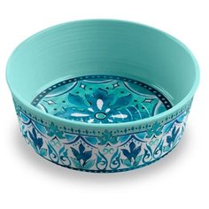 Миска TarHong Gibraltar Single Wall Large Pet Bowl 1.89 л бирюзовый