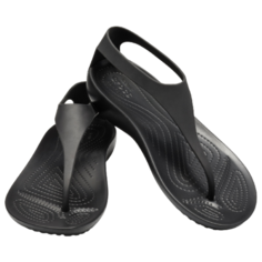 Шлепанцы Crocs, размер 35(W5), black/black