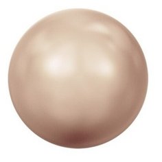 Бульонки SWAROVSKI Crystal Pearl rose gold