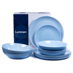 Столовый сервиз Luminarc Diwali Light Blue, 6 персон голубой
