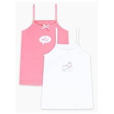 Майка Веселый Малыш размер 92, розовый