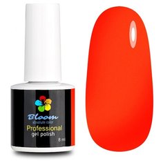 Гель-лак для ногтей Bloom Базовая палитра (неоновые), 8 мл, оттенок мандарин