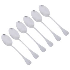 Satoshi Kitchenware Ложка столовая Багет, 6 шт. серебристый