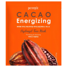Petitfee Cacao Energizing Тонизирующая гидрогелевая маска с какао, 32 г