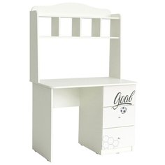 Компьютерный стол Мама Футбол, ШхГ: 100х60 см, цвет: белый Mama