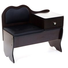 Скамья Бител под телефон №2 венге/черный