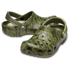 Сабо Crocs Classic Printed Camo Clog, размер 44(M11), army green
