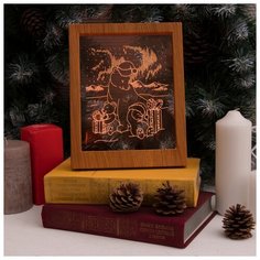 Панно Luazon Lighting Мишки 13.5 х 17 см коричневый/rgb