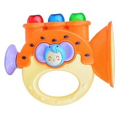 Погремушка Play Smart Счастливая оранжевый/бежевый