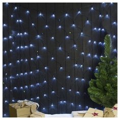 Гирлянда Luazon Lighting Spec Сетка 200 х 150 см, 192 ламп, белый/черный провод