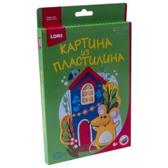 Пластилин LORI Картина из пластилина Мышка у домика (Пз/Пл-012)