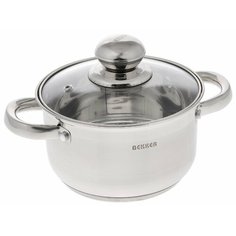 Кастрюля Bekker Jumbo BK-1259 1,9 л, серебристый
