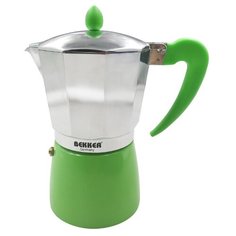 Гейзерная кофеварка Bekker Coffee Maker (450 мл), зеленый