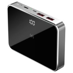 Аккумулятор Prestigio PPB111G 10000 mAh, черный/серебристый