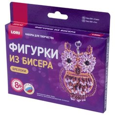 LORI Набор для бисероплетения Сова бежевый/коричневый