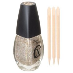 Набор Chatte Noire Glitter + 3 маникюрные палочки, оттенок 181