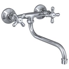 Смеситель для кухни (мойки) СЛАВЕН СЛ-ДВ-О24 двухрычажный