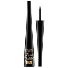 Eveline Cosmetics Подводка для глаз Liquid Precision Eyeliner 2000 Procent Waterproof, оттенок черный