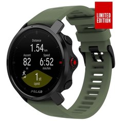 Умные часы c GPS Polar Grit X черный/зеленый M/L