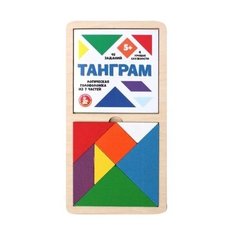 Головоломка Десятое королевство Танграм (00788) зеленый/синий/красный