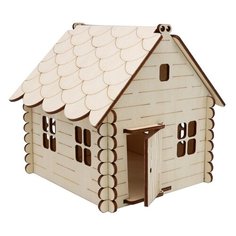 Astra & Craft Деревянная заготовка для декорирования "Домик №1" L-1089 береза