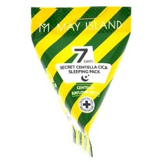MAY ISLAND Успокаивающая ночная маска с центеллой 7 Days Secret Centella Cica Sleeping Pack, 5 г