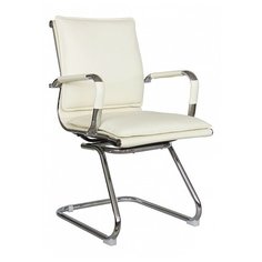 Стул Рива Chair (6003-3), металл/искусственная кожа, цвет: бежевый Riva