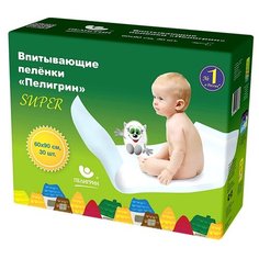 Одноразовые пеленки Пелигрин Super 60х90 30 шт.