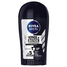 Антиперспирант стик Nivea Men Невидимый для черного и белого, 40 мл