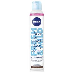 Nivea сухой шампунь Fresh Revive 3 в 1 для темных волос, 200 мл