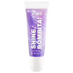 7DAYS Блеск для губ Мерцающий Shine, Bombita!, 206 flirty