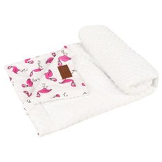 Плед Amarobaby Растем вместе 85х95 см фламинго