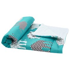 Плед Amarobaby Растем вместе 85х95 см слоники