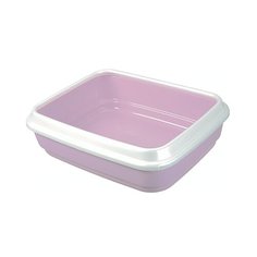 Туалет-лоток для кошек Imac Jerry 50х40х14.5 см пепельно-розовый