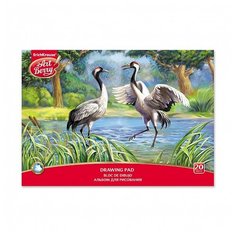 Альбом для рисования ArtBerry Экзотические птицы 21 х 29.7 см (А4), 120 г/м², 30 л разноцветный Erich Krause