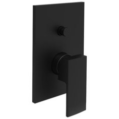 Смеситель для ванны с подключением душа Paffoni EL015NO/M однорычажный встраиваемый черный матовый