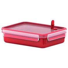 Tefal Контейнер Clip and Micro 1.2 л K3102512 белый/красный