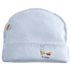 Шапка Наша мама размер 38-40(62), голубой