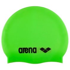 Шапочка для плавания arena Classic Silicone Cap 91662 acid lime/black