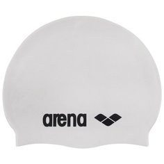 Шапочка для плавания arena Classic Silicone Cap 91662 white/black