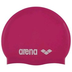 Шапочка для плавания arena Classic Silicone Cap 91662 fuchsia/white