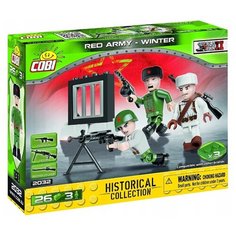 Конструктор Cobi Small Army World War II 2032 Фигурки солдат красной армии - зима