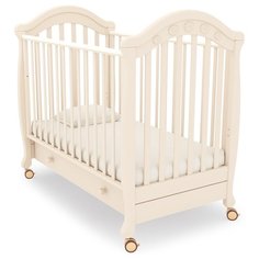 Кроватка Гандылян Джозеппе К2002-18 (колесо) (качалка) слоновая кость