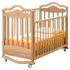 Кроватка Гандылян Анжелика К2005-1 (качалка), на полозьях натуральный