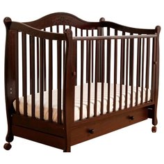 Кроватка Гандылян Моника (колесо) (качалка) орех