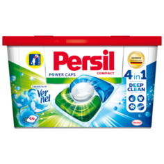 Persil капсулы Power Caps Свежесть от Vernel 4 in 1, контейнер, 14 шт