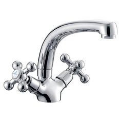 Смеситель для раковины (умывальника) KAISER Carlson Lux 11061 двухрычажный