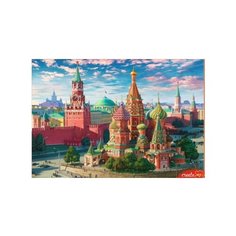 Рыжий кот Картина по номерам "Москва. Красная площадь" 40х50 см (Х-8229)